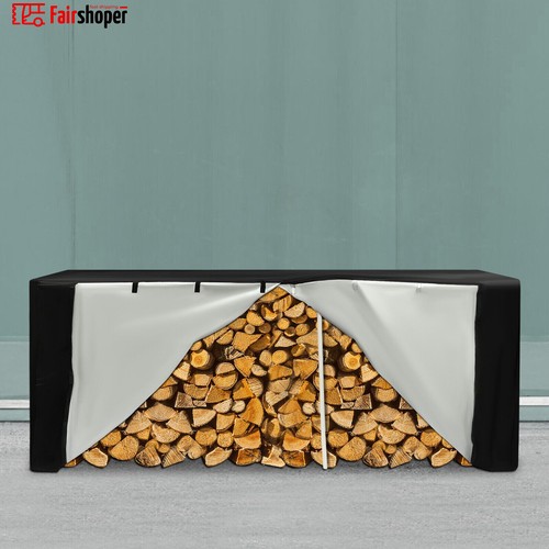 8ft firewood log - 8ft, cover