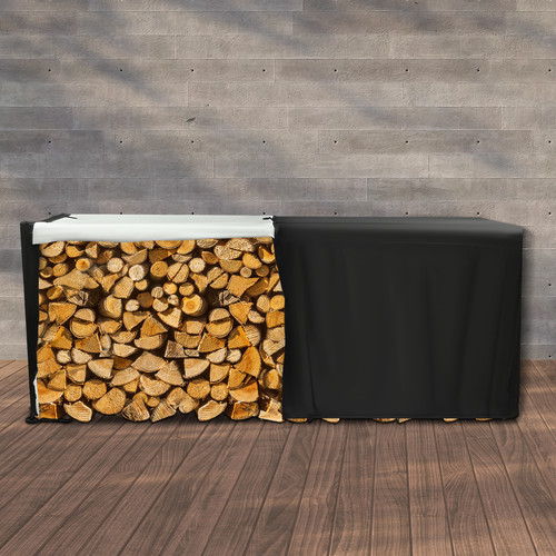 8ft firewood log rack cover - firewood,