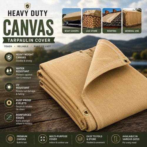 Heavy duty canvas - heavy, tarpaulin