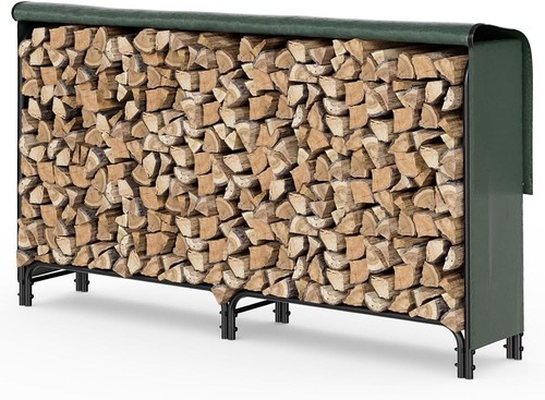 Firewood log rack with - firewood,