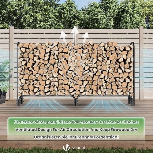 Vounot firewood log rack - firewood,
