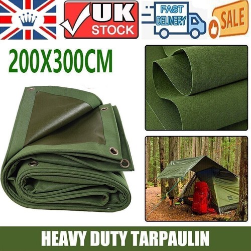 Green canvas heavy duty cotton - green,