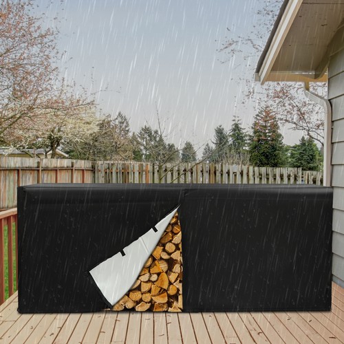 Black firewood log - log, rack